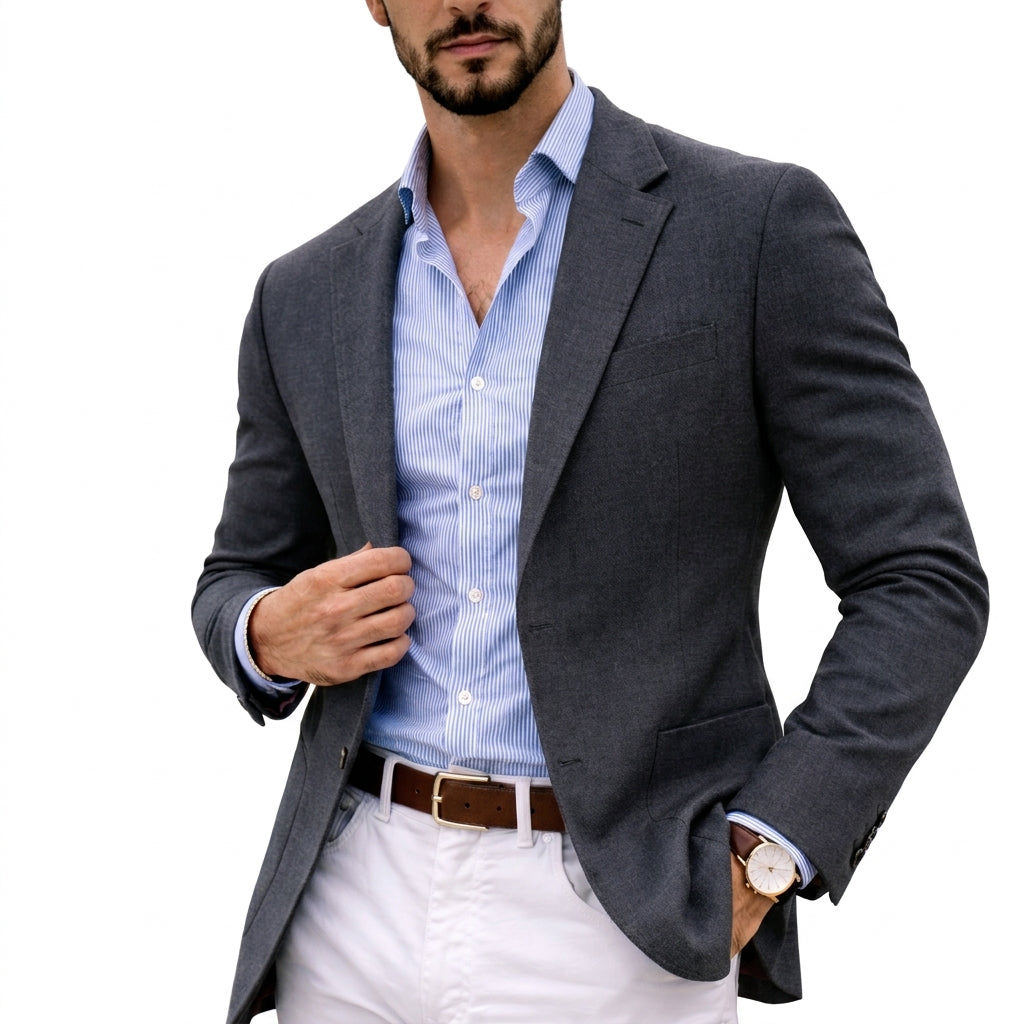 Knitted Unstructured Blazer