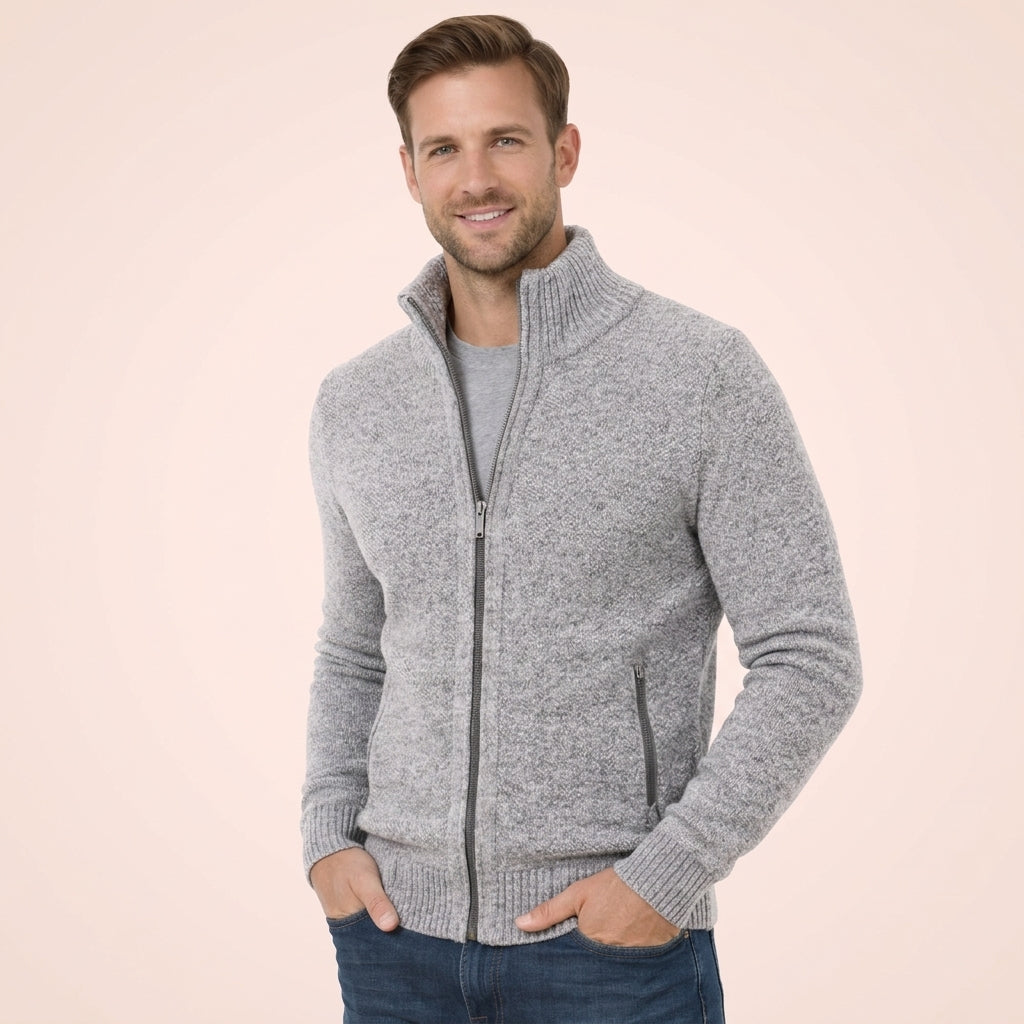 Merino Full-Zip Sweater