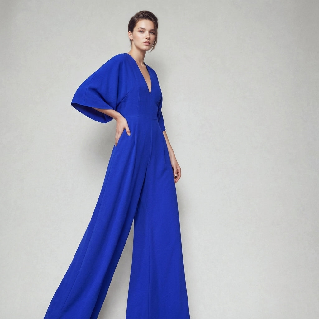Flowing Viscose Jumpsuit