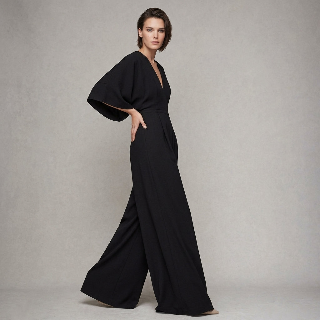 Flowing Viscose Jumpsuit