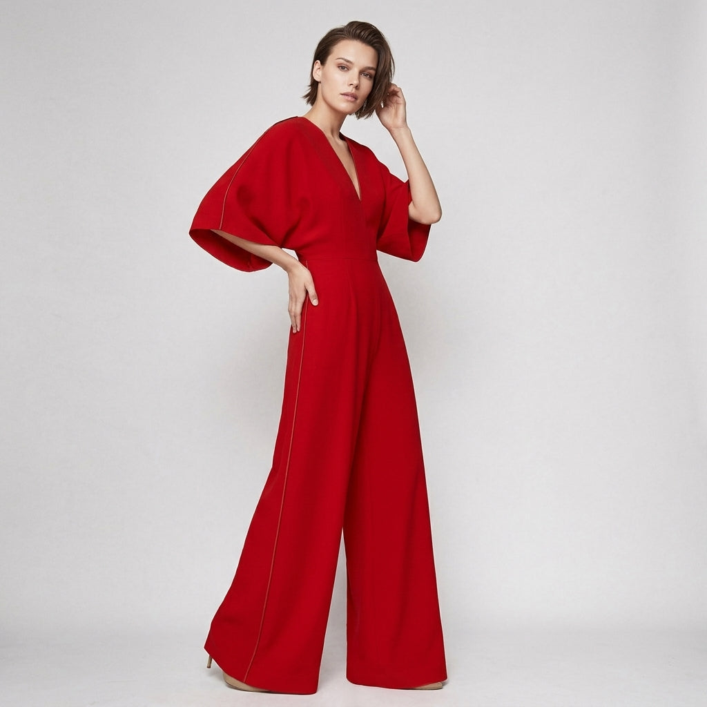 Flowing Viscose Jumpsuit
