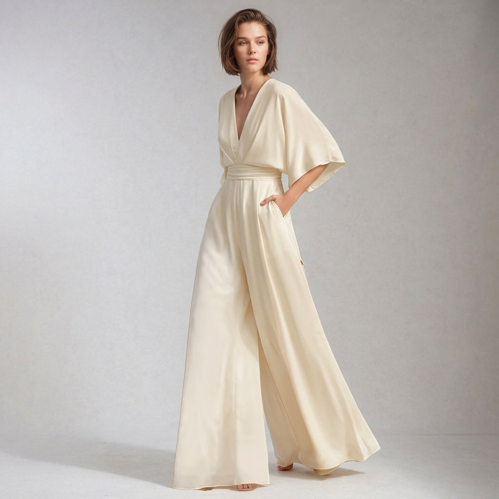 Flowing Viscose Jumpsuit