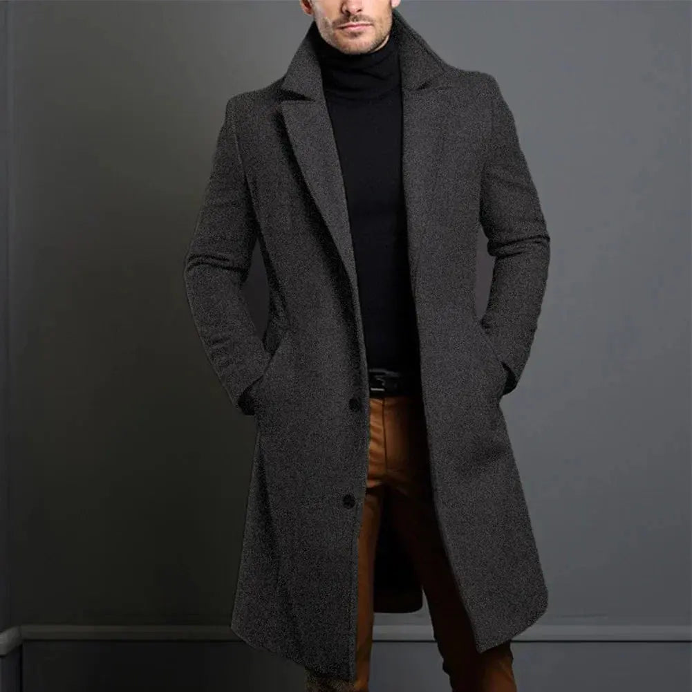 Wool-Blend Overcoat