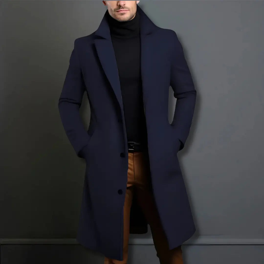 Wool-Blend Overcoat