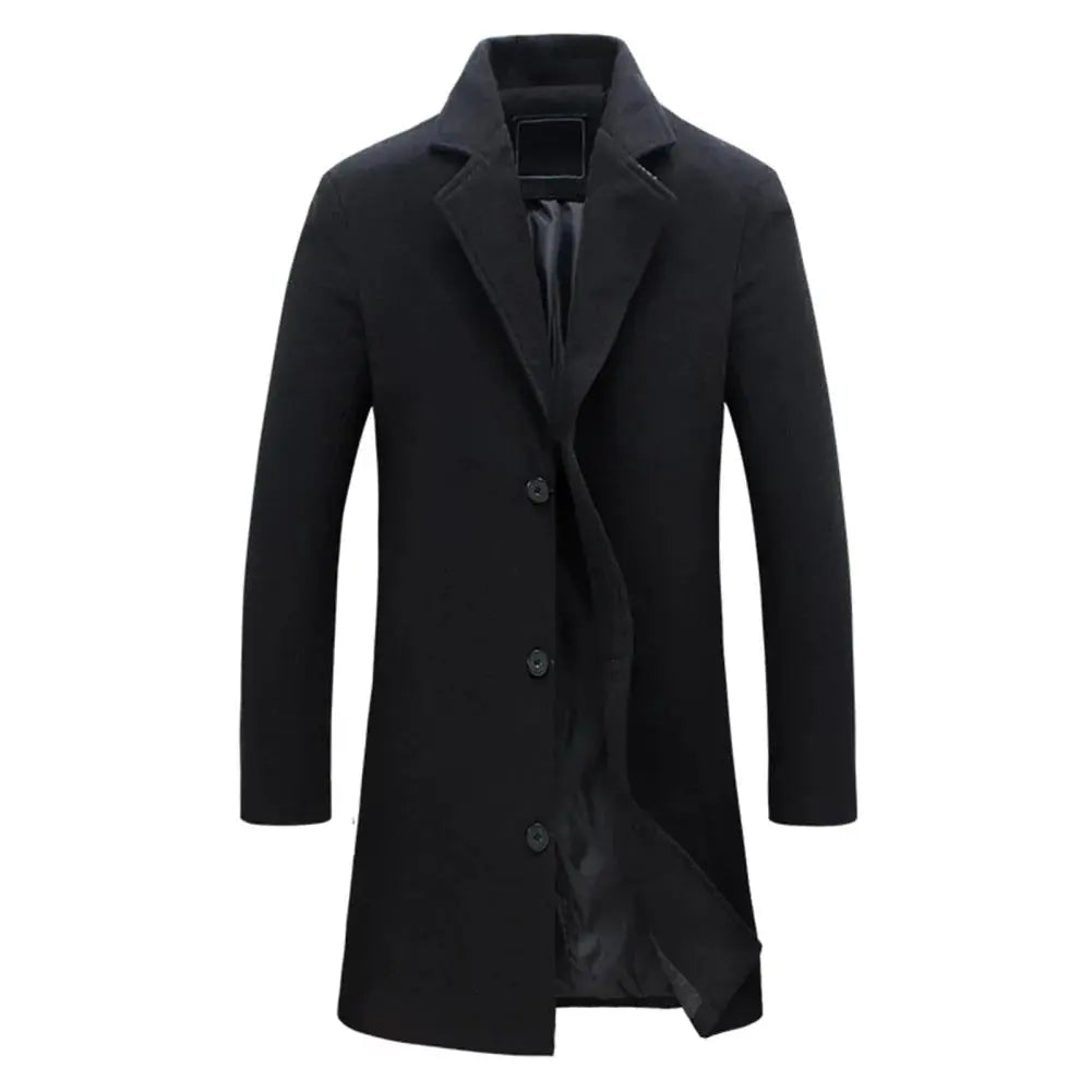 Wool-Blend Overcoat