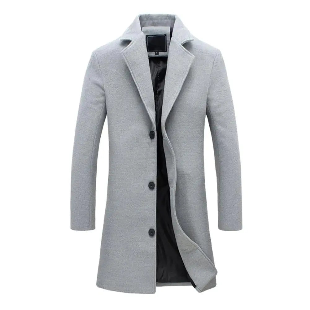 Wool-Blend Overcoat