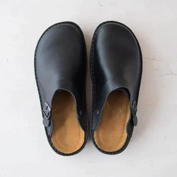 Leather Comfort Clogs