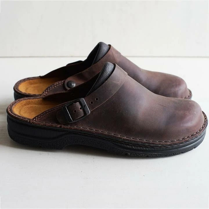 Leather Comfort Clogs