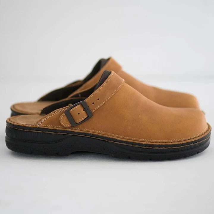 Leather Comfort Clogs