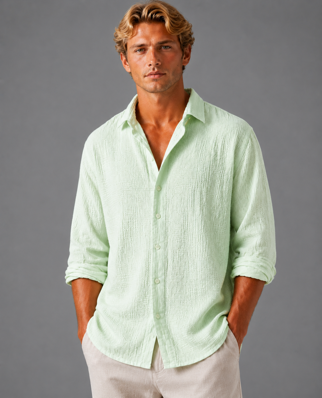 Classic Cotton-Linen Shirt