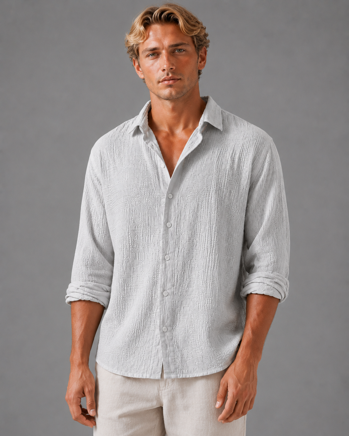 Classic Cotton-Linen Shirt