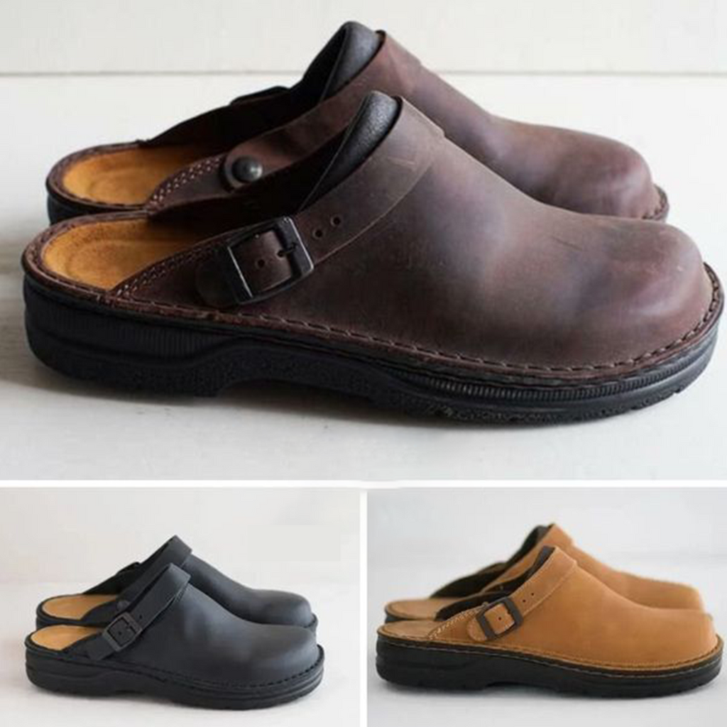 Leather Comfort Clogs