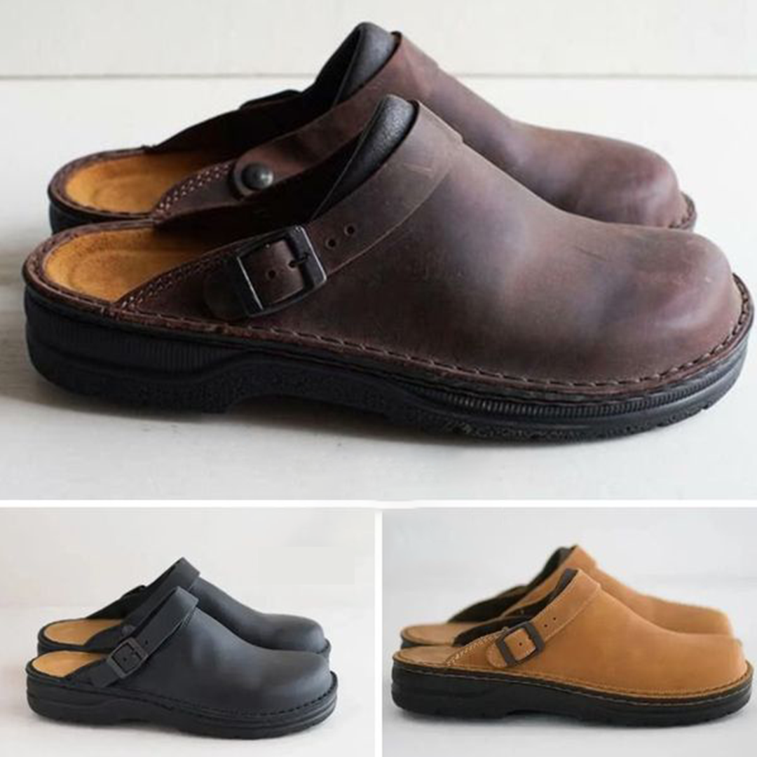 Leather Comfort Clogs