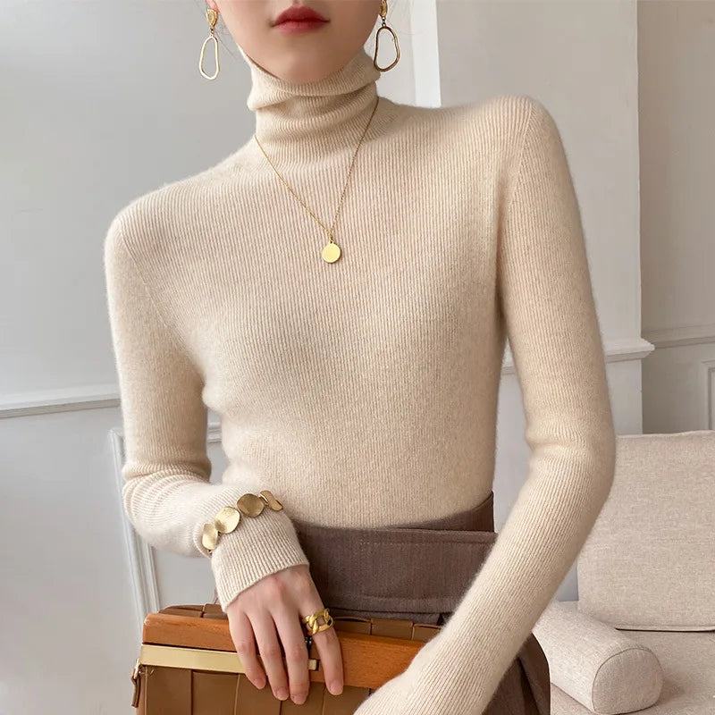 Cashmere Turtleneck Sweater