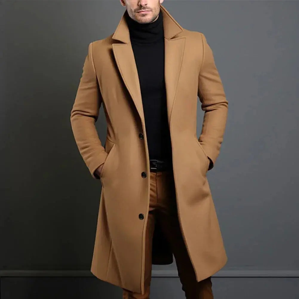 Wool-Blend Overcoat