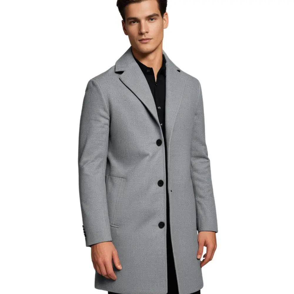 Wool-Blend Overcoat