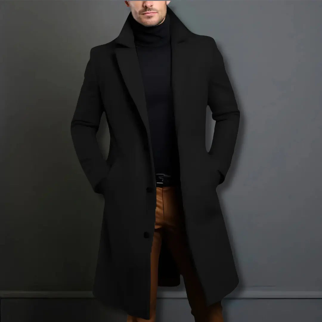 Wool-Blend Overcoat