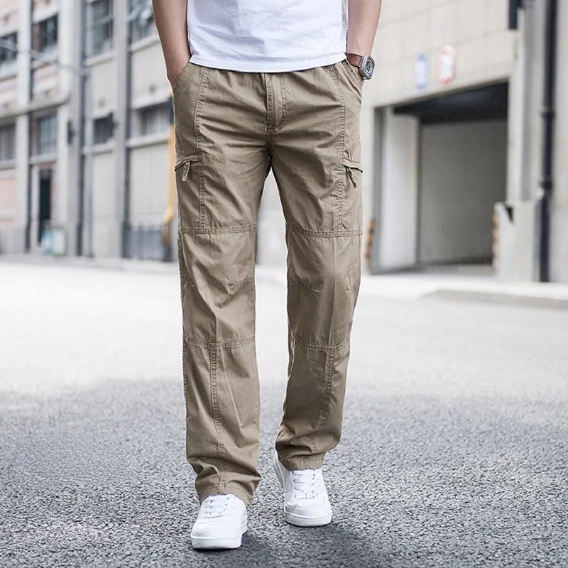 Organic Cotton Cargo Trousers