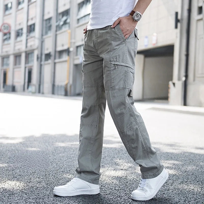 Organic Cotton Cargo Trousers