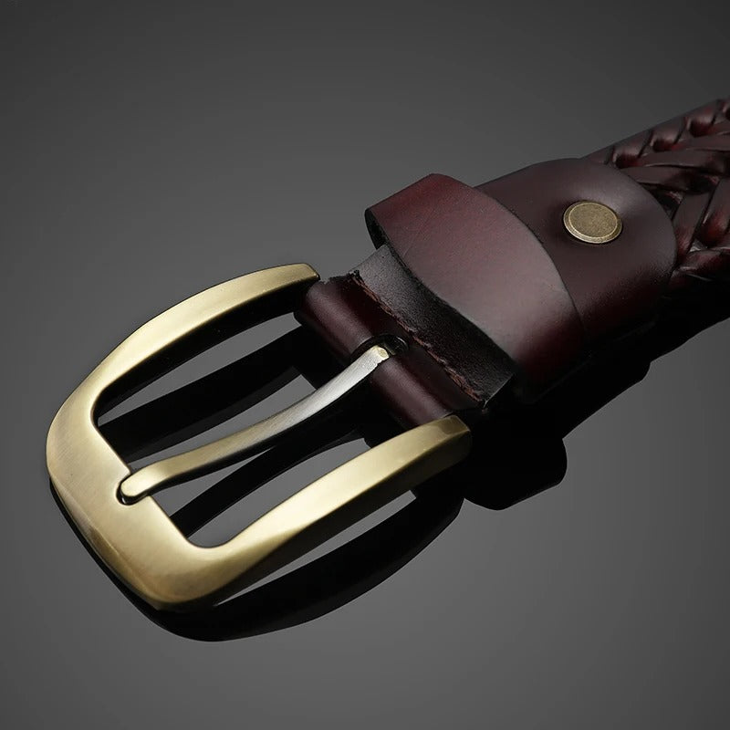 Braided Leather Belt