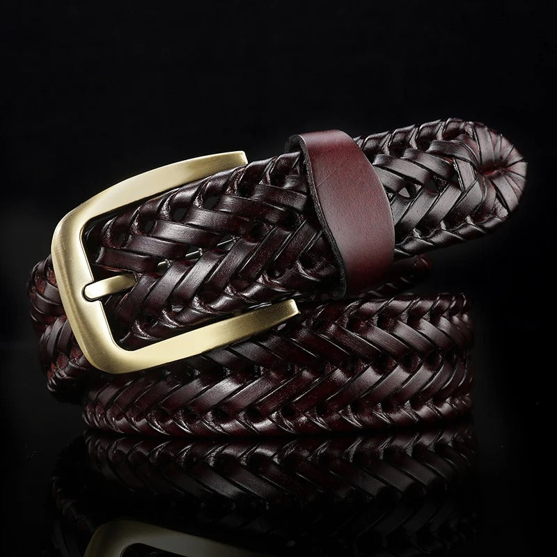 Braided Leather Belt