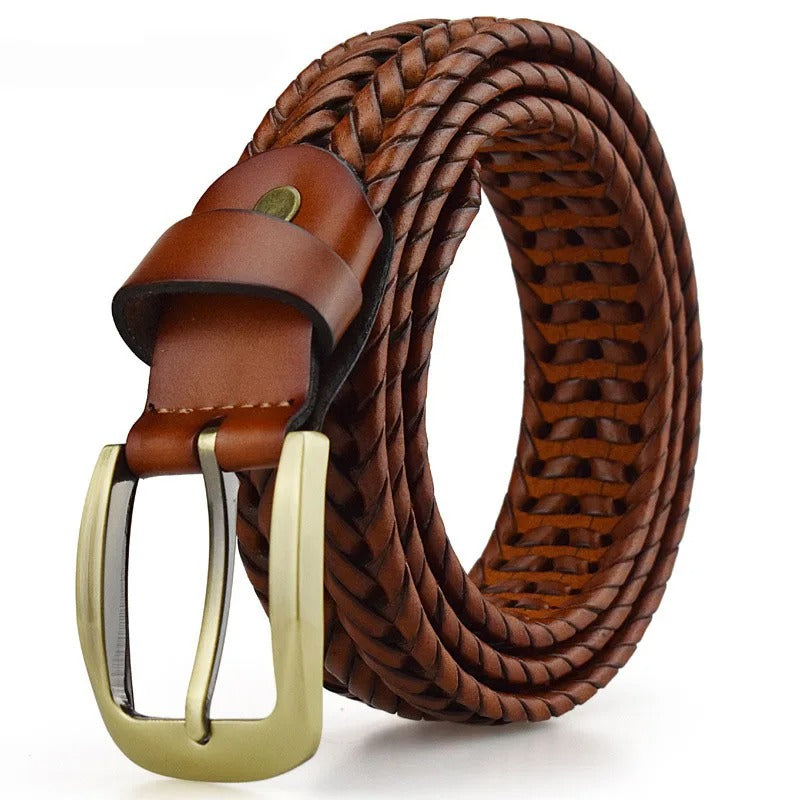 Braided Leather Belt