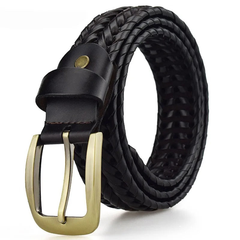 Braided Leather Belt