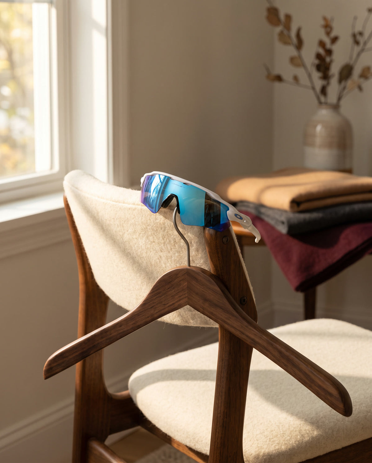 Sport Polarized Sunglasses styled as a still life