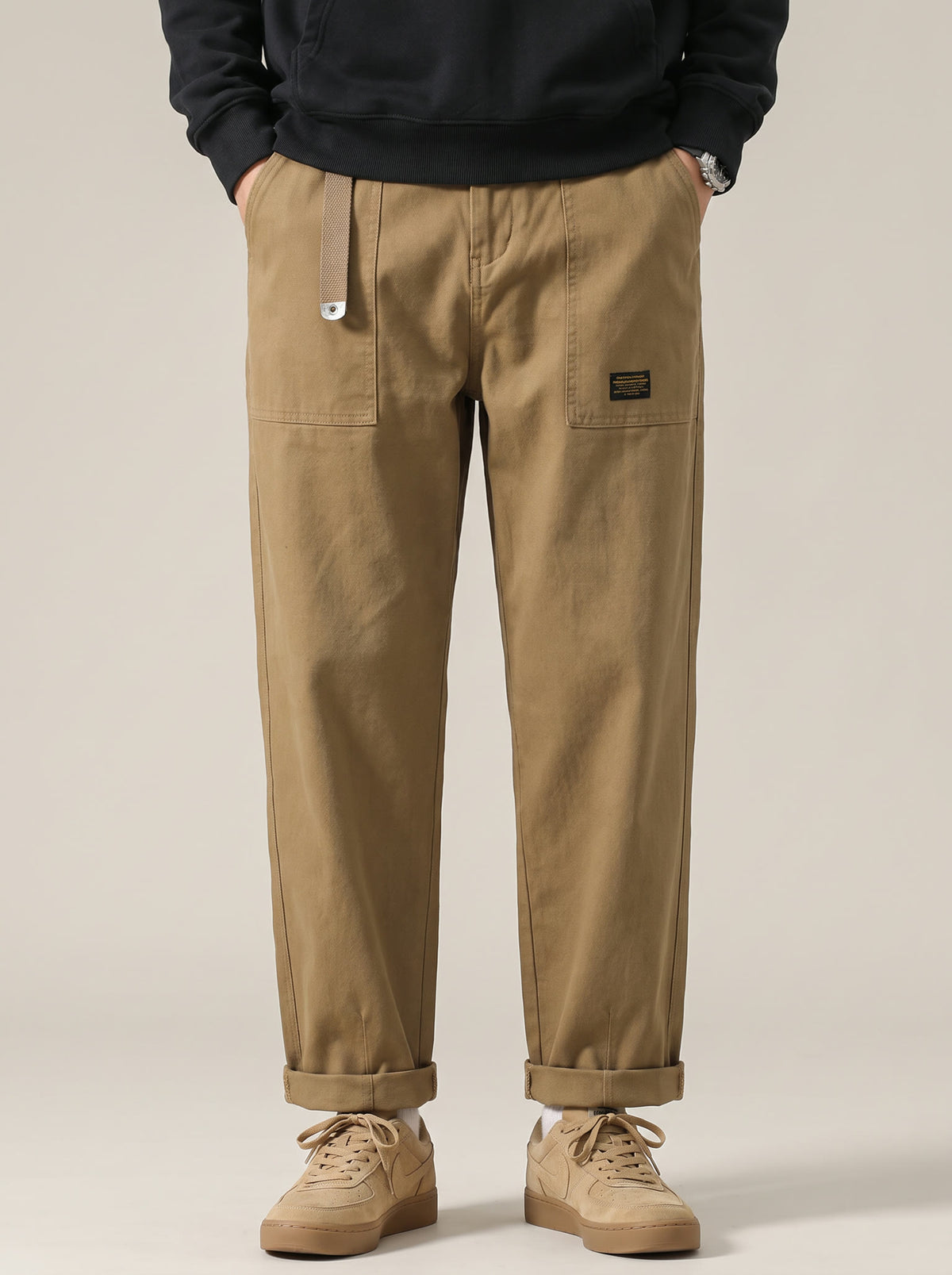 Men's Stretch Utility Trousers in Khaki
