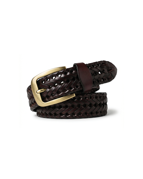 Braided Leather Belt
