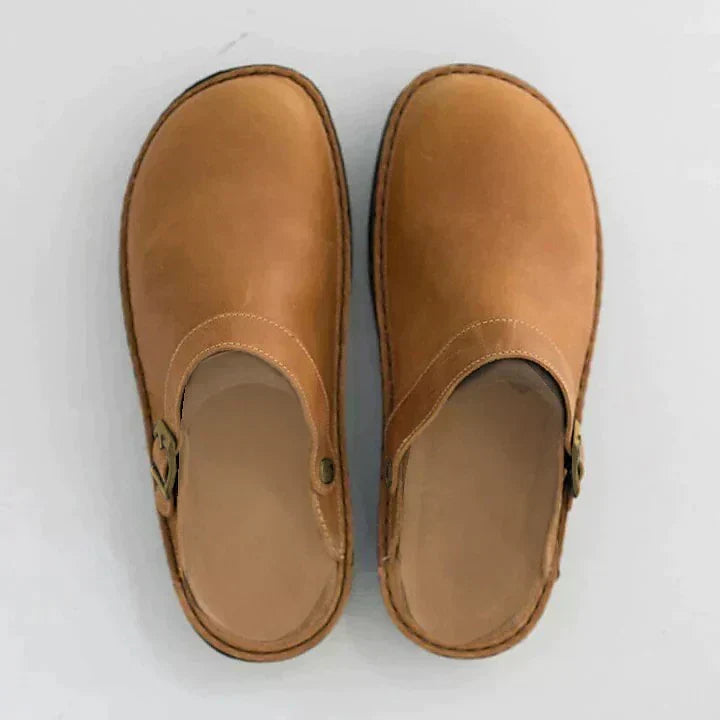 Leather Comfort Clogs